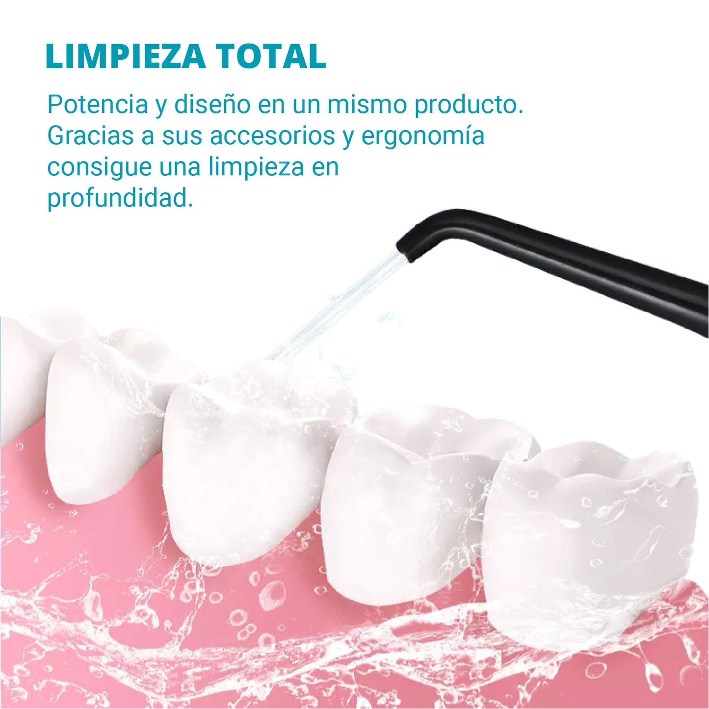 SOLMIRA® Irrigador Dental Deformable Portátil