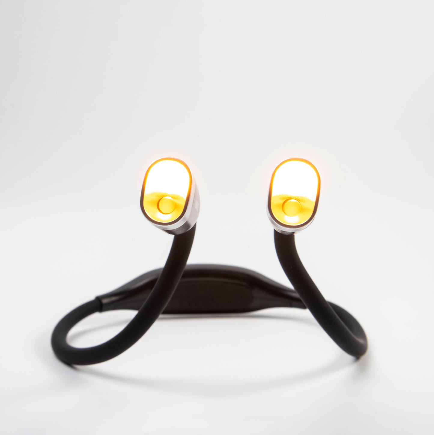 SOLMIRA® Luz LED de Lectura para Cuello, Negra, Flexible, Recargable