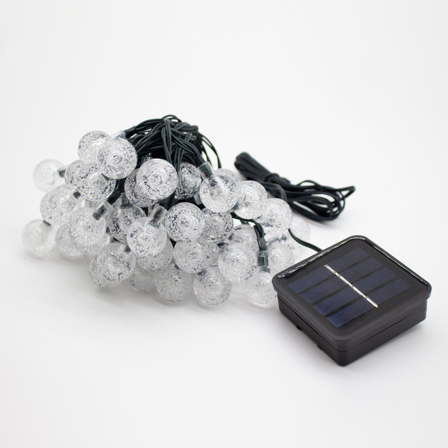 SOLMIRA® Luces Solares LED de Exterior, Forma de Burbuja, 50 LEDs de Colores, 8 Modos, Certificado CE y RoHS