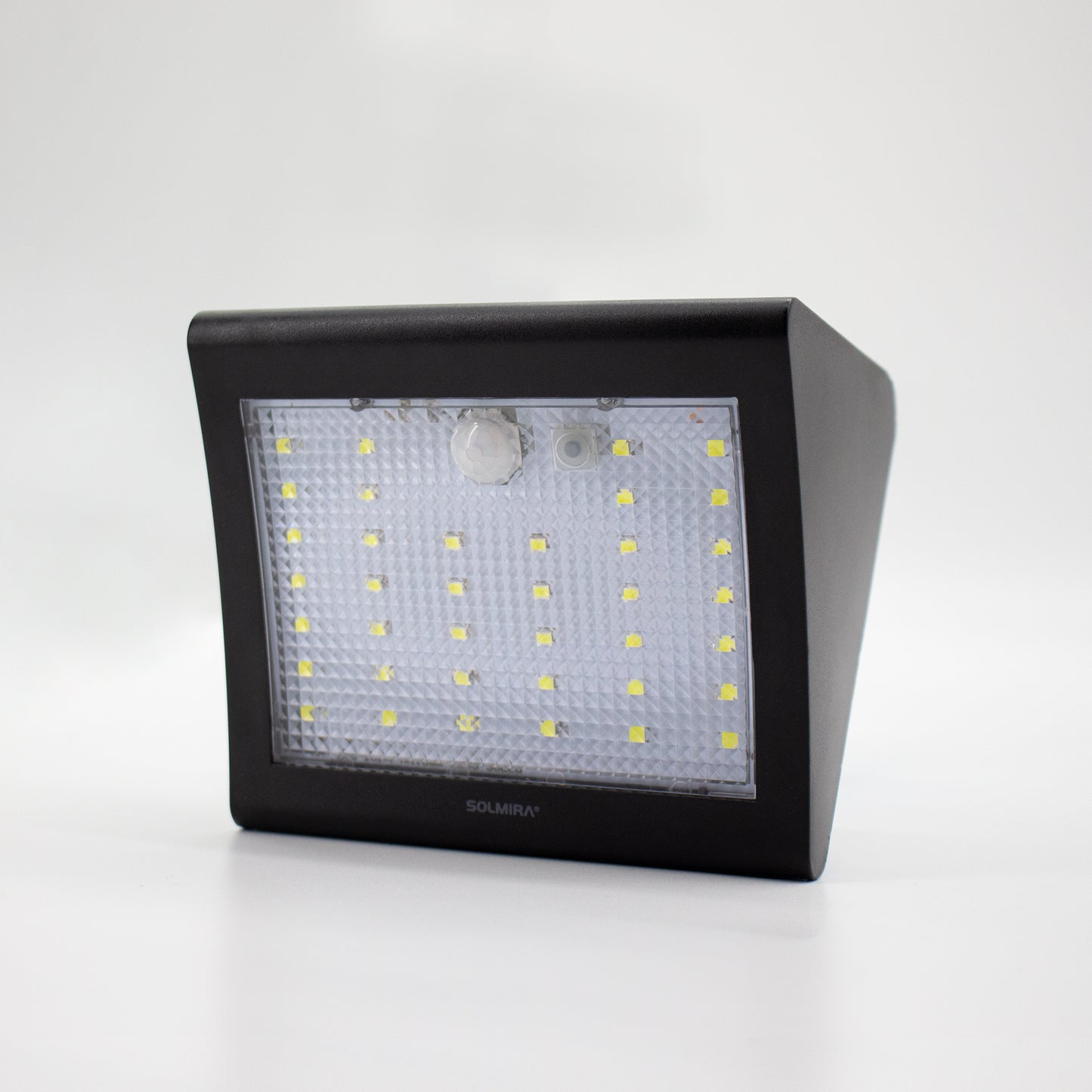 SOLMIRA® Luz Solar LED Exterior de Pared, Pack de 2 Apliques de 38 LEDs, 3 Modos, Certificado CE y RoHS