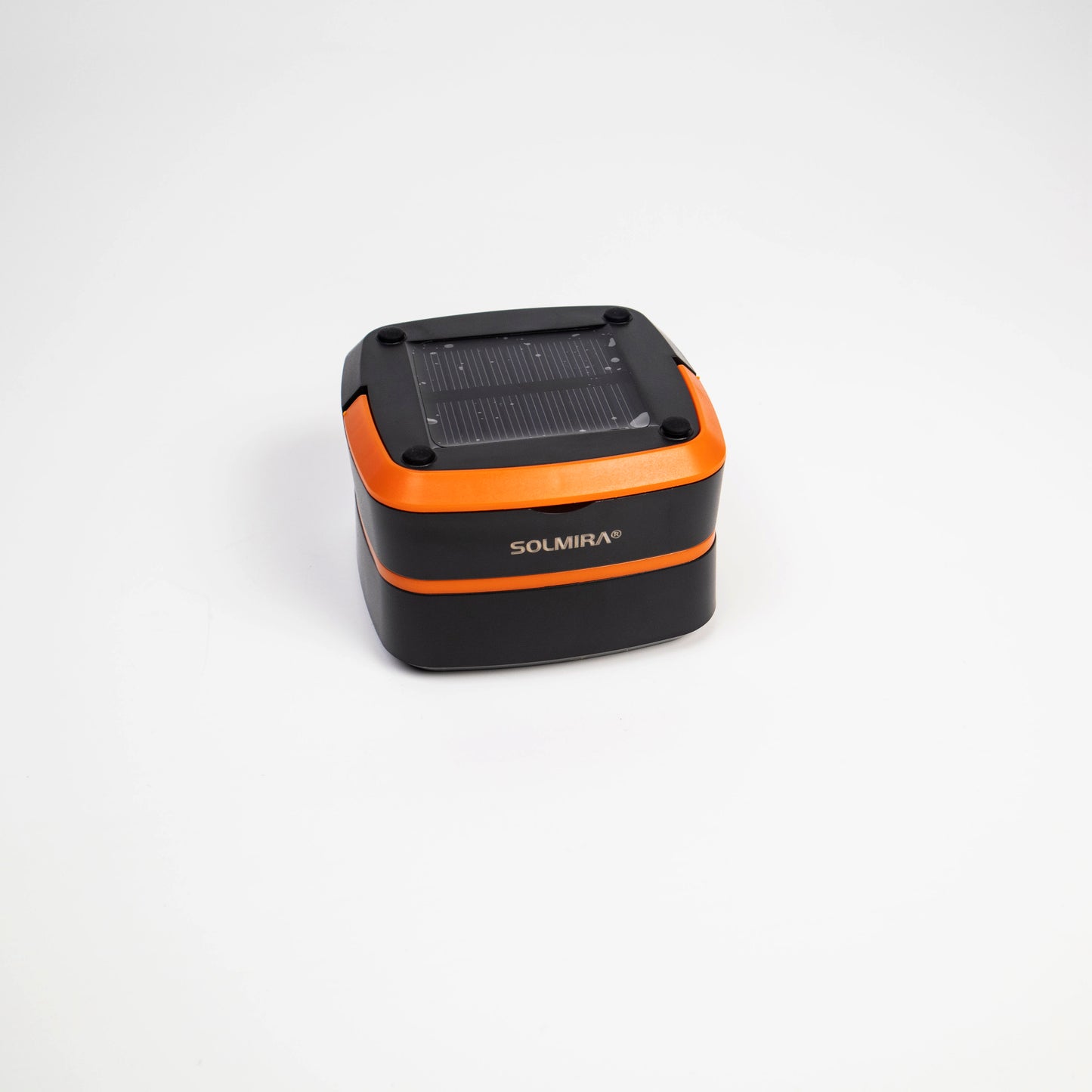 SOLMIRA® Mini Lámpara de Camping Recargable Plegable, Naranja, con Cargador Móvil, 3 Modos de Luz, Certificado CE y RoHS